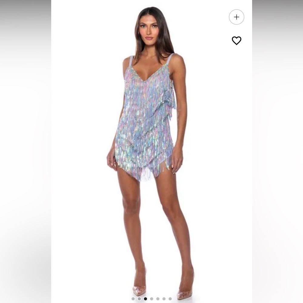 AKIRA multicolor sequins dress